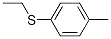 structure of CAS# 622-63-9, 4-(Ethylthio)Toluene;1-Ethylsulfanyl-4-Methyl-Benzene;1-(Ethylthio)-4-Methylbenzene;1-(Ethylthio)-4-Methyl-Benzene