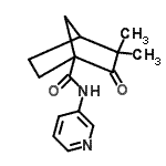 CAS#: 622361-04-0， 3,3-Dimethyl-2-oxo-N-(3-pyridinyl)bicyclo[2.2.1]heptane-1-carboxamide