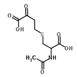CAS#: 622368-00-7， 4-(2-acetamido-3-hydroxy-3-oxo-propyl)sulfanyl-2-oxo-butanoic acid