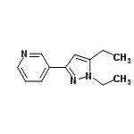 CAS#: 622403-61-6， 3-(1,5-Diethyl-1H-pyrazol-3-yl)pyridine