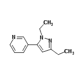 CAS#: 622403-66-1， 3-(1,3-Diethyl-1H-pyrazol-5-yl)pyridine