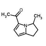 CAS#: 6225-66-7， 1-(3-Methyl-2,3-Dihydro-1H-Pyrrolizin-5-Yl)Ethanone