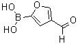 structure of CAS# 62306-78-9, B-(4-Formyl-2-Furanyl)-Boronic Acid;(4-Formylfuran-2-Yl)Boronic Acid;5-Boronofuran-3-Carboxaldehyde;3-FORMYLFURAN-5-BORONIC ACID