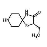 CAS#: 623168-01-4， (2S)-2-Ethyl-1-thia-4,8-diazaspiro[4.5]decan-3-one