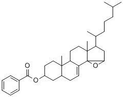 CAS#: 62324-19-0， 1-(1,5-Dimethylhexyl)-9a,11alpha-Dimethyl-1,2,2a,5,5a,6,7,8,9,9a,9b,10,11,11alpha-Tetradecahydronaphtho[1',2':6,7]Indeno[1,7alpha-b]Oxiren-7-Yl Benzoate