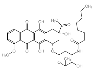 CAS#: 62327-70-2， N-Octanoyldaunorubicin