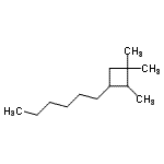 CAS#: 62338-52-7， 3-Hexyl-1,1,2-Trimethylcyclobutane