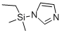 structure of CAS# 62365-34-8, 1-(Dimethylethylsilyl)imidazole;Ethyl-Imidazol-1-Yl-Dimethyl-Silane;Ethyl-(1-Imidazolyl)-Dimethylsilane;1-(Ethyldimethylsilyl)-1H-Imidazole
