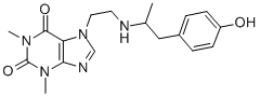 CAS#: 62401-66-5， 7-[2-[[2-(4-Hydroxyphenyl)-1-Methylethyl]Amino]Ethyl]-1,3-Dimethyl-1H-Purine-2,6(3H,7H)-Dione