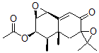 CAS#: 62445-06-1， (1aR,5R)-2alpha-Acetoxy-1abeta,2,3,3a,4,7bbeta-Hexahydro-3alpha,3',3',3aalpha-Tetramethylspiro[Naphth[1,2-b]Oxirene-5(6H),2'-Oxiran]-6-One