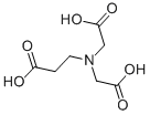structure of CAS# 6245-75-6, N-(2-Carboxyethyl)Iminodiacetic Acid;3-(Bis(Carboxymethyl)Amino)Propionic Acid;N,N-Bis(Carboxymethyl)-Beta-Alanine;N-(2-Carboxyethyl)Iminodiacetic Acid