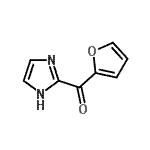 结构式 CAS# 62457-95-8, 2-呋喃基(1H-咪唑-2-基)甲酮