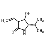 CAS#: 624743-13-1， (5S)-4-Hydroxy-5-isopropyl-3-vinyl-2-pyrrolidinone