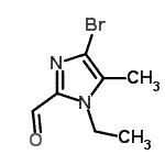 CAS#: 624746-80-1， 4-Bromo-1-ethyl-5-methyl-1H-imidazole-2-carbaldehyde