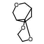 CAS#: 625099-19-6， spiro[1,3-dioxolane-2,8'-3-oxabicyclo[3.2.1]octane]