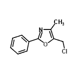CAS#: 625106-10-7， 5-(Chloromethyl)-4-methyl-2-phenyl-1,3-oxazole