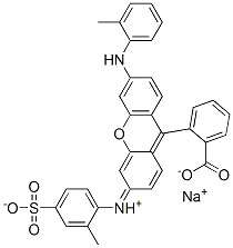 CAS#: 6252-78-4， Sodium 2-[3-(4-Sulfonato-o-Tolyliminio)-6-o-Toluidino-3H-Xanthen-9-Yl]Benzoate