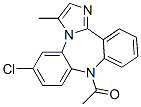 CAS#: 62538-89-0， 9-Acetyl-6-Chloro-3-Methyl-9H-Dibenz[b,f]Imidazo[1,2-d][1,4]Diazepine