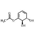 CAS#: 625386-35-8， (5S,6R)-5,6-Dihydroxy-1,3-cyclohexadien-1-yl acetate