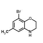 CAS#: 625394-68-5， 8-bromo-6-methyl-3,4-dihydro-2H-1,4-benzoxazine