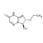 CAS#: 625395-85-9， (6R,7R)-6-Ethoxy-7-hydroxy-6,7-dihydroimidazo[1,2-b][1,2,4]triazine-3(4H)-thione