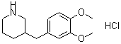 CAS#: 625454-24-2， 3-(3,4-Dimethoxybenzyl)piperidine hydrochloride (1:1)