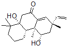 CAS#: 62574-18-9， (4aS)-2,3,4,4aalpha,4b,5,6,7,10,10alpha-Decahydro-5beta,10abeta-Dihydroxy-1,1,4bbeta,7-Tetramethyl-7beta-Vinylphenanthren-9(1H)-One