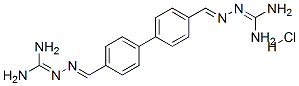 CAS#: 62580-97-6， 2-[[4-[4-[(E)-(Diaminomethylidenehydrazinylidene)Methyl]Phenyl]Phenyl] Methylideneamino]Guanidine Hydrochloride