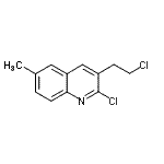 CAS#: 62595-02-2， 2-Chloro-3-(2-Chloroethyl)-6-Methylquinoline