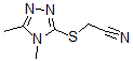 CAS#: 626227-15-4， [(4,5-Dimethyl-4H-1,2,4-Triazol-3-Yl)Thio]-Acetonitrile