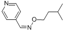structure of CAS# 6267-19-2, 4-Pyridinecarboxaldehyde O-Isoamyloxime;N-Isopentyloxy-1-(4-Pyridyl)Methanimine;(E)-Isoamoxy-(4-Pyridylmethylene)Amine;Isoamoxy-(4-Pyridylmethylene)Amine