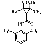 CAS#: 627060-91-7， N-(2,6-Dimethylphenyl)-2,2,3,3-tetramethylcyclopropanecarboxamide