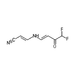CAS#: 627086-04-8， (2E)-3-{[(1E)-4,4-Difluoro-3-oxo-1-buten-1-yl]amino}acrylonitrile
