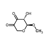 CAS#: 627102-33-4， (5R,6S)-5-Hydroxy-6-methoxydihydro-2H-pyran-3,4-dione