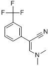 结构式 CAS# 62738-99-2, 3-(二甲基氨基)-2-[3-(三氟甲基)苯基]丙烯腈