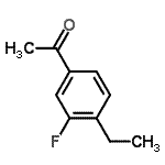 CAS#: 627463-20-1， 1-(4-Ethyl-3-fluorophenyl)ethanone