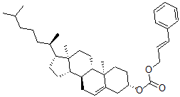 CAS#: 62778-25-0， Carbonic Acid 3-Phenyl-2-Propenyl Cholest-5-En-3beta-Yl Ester