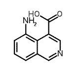CAS#: 62781-93-5， 5-Amino-4-Isoquinolinecarboxylic Acid