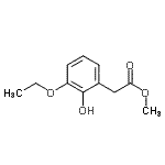 CAS#: 628335-11-5， Methyl (3-ethoxy-2-hydroxyphenyl)acetate