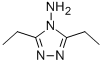 structure of CAS# 6285-28-5, 3,5-Diethyl-1,2,4-Triazol-4-Ylamine;(3,5-Diethyl-1,2,4-Triazol-4-Yl)Amine;St012268;Zinc00122161