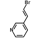 CAS 登录号：628703-07-1， 3-[(E)-2-溴乙烯基]吡啶