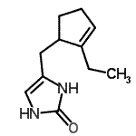 CAS#: 628731-21-5， 4-[(2-Ethyl-2-cyclopenten-1-yl)methyl]-1,3-dihydro-2H-imidazol-2-one