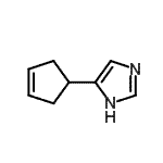CAS#: 628731-45-3， 4-(3-Cyclopenten-1-yl)-1H-imidazole