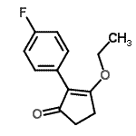 CAS#: 628731-95-3， 3-Ethoxy-2-(4-fluorophenyl)-2-cyclopenten-1-one