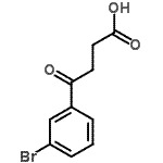 结构式 CAS# 62903-13-3, 4-(3-溴苯基)-4-氧代丁酸