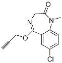 CAS#: 62903-59-7， 7-Chloro-1-Methyl-5-(2-Propynyloxy)-1H-1,4-Benzodiazepin-2(3H)-One