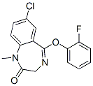 CAS#: 62903-61-1， 7-Chloro-5-(2-Fluorophenoxy)-1-Methyl-1H-1,4-Benzodiazepin-2(3H)-One