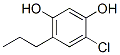 CAS 登录号：6298-86-8， 4-氯-6-丙基-苯-1,3-二醇