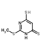 CAS#: 6299-30-5， 2-(Methylsulfanyl)-6-Sulfanyl-4(3H)-Pyrimidinethione