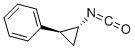 structure of CAS# 63009-74-5, trans-2-Phenylcyclopropyl Isocyanate;134317_Aldrich;Nsc80668